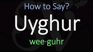 How to Pronounce Uyghur CORRECTLY Meaning amp Pronunciation [upl. by Ainahs]