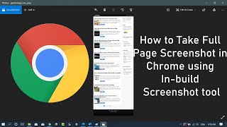 How to Take Full Page Screenshot in Chrome without Extension [upl. by Nerrol927]