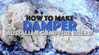 Damper  Australian Campfire Bread Recipe [upl. by Relyuhcs]