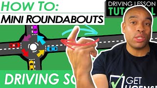 Mini Roundabouts Explained and Demonstrated  Driving Tutorial  Updated 2023 [upl. by Adnola424]