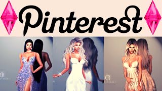 HOW TO USE PINTEREST TO DOWNLOAD SIMS 4 CC [upl. by Atiekahs]