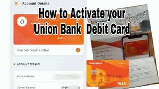 How to Activate Union Bank Debit Card Online  Easy steps [upl. by Haggar505]