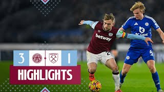 Leicester City 31 West Ham  Premier League Highlights [upl. by Atoiyanap686]