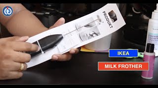 IKEA MILK FROTHER Review amp Battery Installation [upl. by Yzmar]