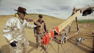 Duct Tape Trebuchet  MythBusters [upl. by Nwavahs]