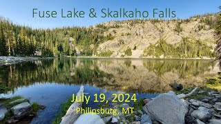 Fuse Lake and Skalkaho Falls east of Hamilton MT [upl. by Aleuqahs]