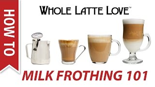 Milk Frothing for Beginners [upl. by Eihctir837]