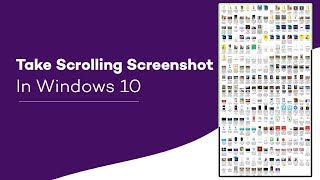 How to take a scrolling screenshot on Windows 10 [upl. by Esialb276]