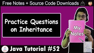 Java Tutorial Exercise amp Practice Questions on Inheritance [upl. by Eniawd935]