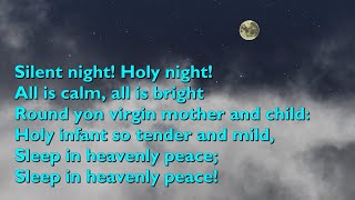 Silent Night Holy Night Tune Stille Nacht  3vv with lyrics for congregations [upl. by Ayenat]