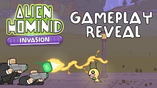 Alien Hominid Invasion First Look Gameplay [upl. by Alikam]