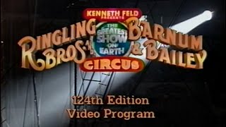 Ringling Bros and Barnum amp Bailey  124th Edition Video Program 1994 [upl. by Atinuahs]