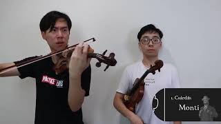 Csárdás Monti  TwoSet Violin [upl. by Naesar]