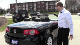 2007 VW Eos Convertible at Volkswagen Waterloo with Robert Vagacs [upl. by Ykceb]