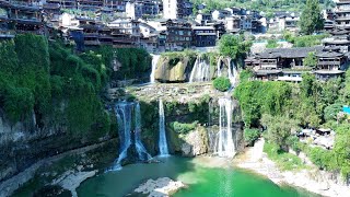 FULL TOUR IN FURONG ANCIENT TOWN 芙蓉镇景区 [upl. by Atiuqiram481]