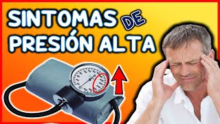 Qué SINTOMAS tiene la PRESIÓN ARTERIAL alta  ¿Cómo DETECTARLOS [upl. by Ailemaj]