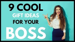 9 Cool Gift Ideas for Your Boss amp CoWorker ❤ 1 [upl. by Uamak]