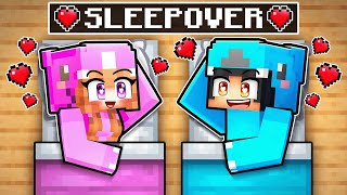 Omz amp Lily SLEEPOVER in Minecraft [upl. by Nnaeel]