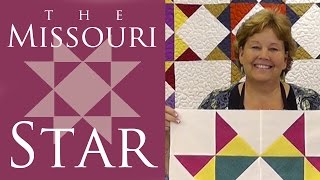 Make The Missouri Star Quilt Block with Jenny Doan of Missouri Star Video Tutorial [upl. by Uok569]