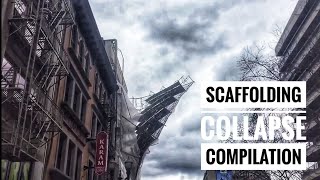 Scaffolding Collapse  Scaffold Falling Over Compilation [upl. by Angy913]