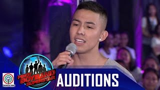 Pinoy Boyband Superstar Judges’ Auditions Tony Labrusca  “You And Me” [upl. by Adleme]