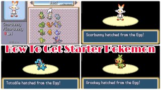 Pokemon Radical Red Starters location  How to Get starter Pokemon in Radical red [upl. by Skiest]