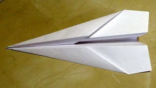 Como hacer un Avión de papel que vuela mucho  aviones de papel [upl. by Eiramannod]