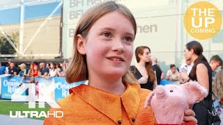 Bronte Carmichael interview at Christopher Robin premiere [upl. by Aseret]