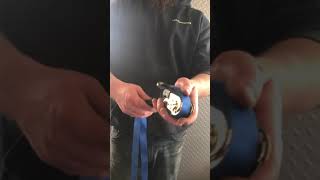 How to Wrap a Ratchet Strap  USAContainers [upl. by Nnyroc]