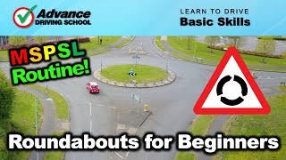 Roundabouts for Beginners  Learn to drive Basic skills [upl. by Annissa724]