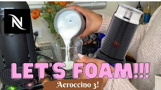 How To Foam Milk With Aeroccino 3 Make Coffee With Foam Tips amp Tricks  Easy Foamed Latte Recipe [upl. by Atnovart]