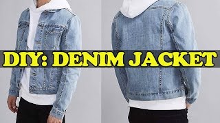 DIY Denim Jacket from Scratch [upl. by Tutt]