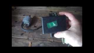 How to test motorcycle CDI box ignition coil [upl. by Eecrad]