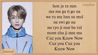 NCT U  Know Now Easy Lyrics [upl. by Odlawso902]