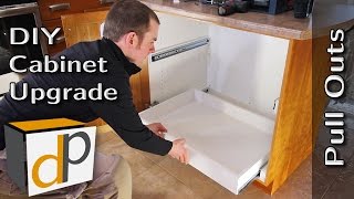 How to Build amp Install Pull Out Shelves  DIY Guide [upl. by Boiney497]