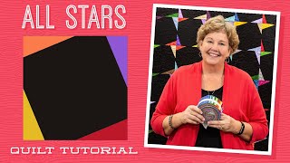 Make an quotAll Starsquot Quilt with Jenny Doan of Missouri Star Video Tutorial [upl. by Sivrad]