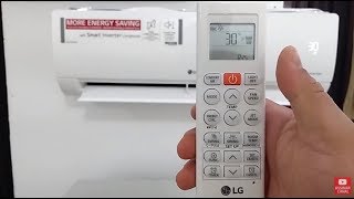 COMO USAR CONTROLE AR LG INVERTER E CONFIGURAR [upl. by Ydnam]