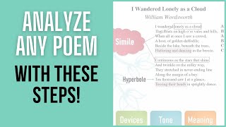 Analyze ANY Poem With These Steps [upl. by Budde]