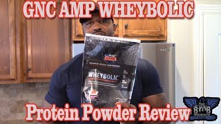 Supplement Review GNC AMP WheyBolic Protein Powder [upl. by Falconer535]