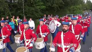 Portadown Defenders FB  Drumderg Loyalists FB Parade 2019 [upl. by Krigsman]