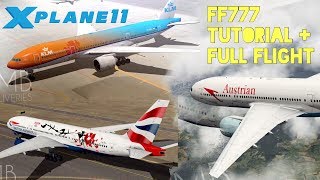 XPlane 11  Flightfactor 777  Tutorial  Full Flight  English [upl. by Sacha]