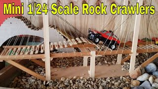 124 Mini Rock Adventure Scale Crawler Course Paddlesworth Rc Trail 4x4 Action  Axial JUST BUILT [upl. by Edge]