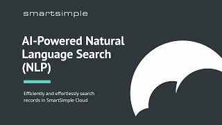 SmartSimple Cloud’s AIPowered Natural Language Search NLP [upl. by Avin]