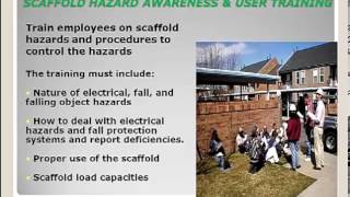 Safe Scaffolding Procedures and OSHA Inspections [upl. by Kolodgie]