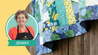 Make a Self Binding Quilt with Jenny Doan of Missouri Star Video Tutorial [upl. by Columbus]