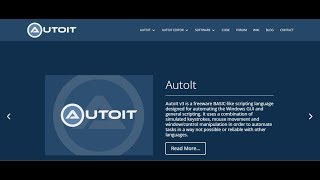 AutoIT tutorial 1  Get Auto It install amp Introduction [upl. by Litman595]