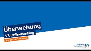 VR OnlineBanking Überweisung [upl. by Ymaj]