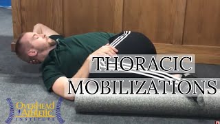 Thoracic Spine Mobilizations Techniques Self Mobilizations [upl. by Eleda378]