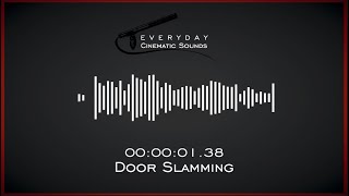 Door Slamming  HQ Sound Effects [upl. by Yaron881]