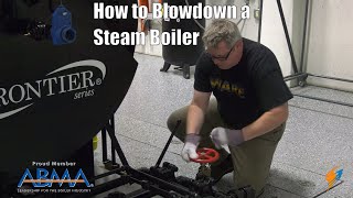 How to Blowdown a Steam Boiler  Boiling Point [upl. by Haidej]